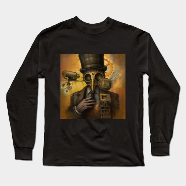 God of Steampunk #1 Long Sleeve T-Shirt by Philly Tees